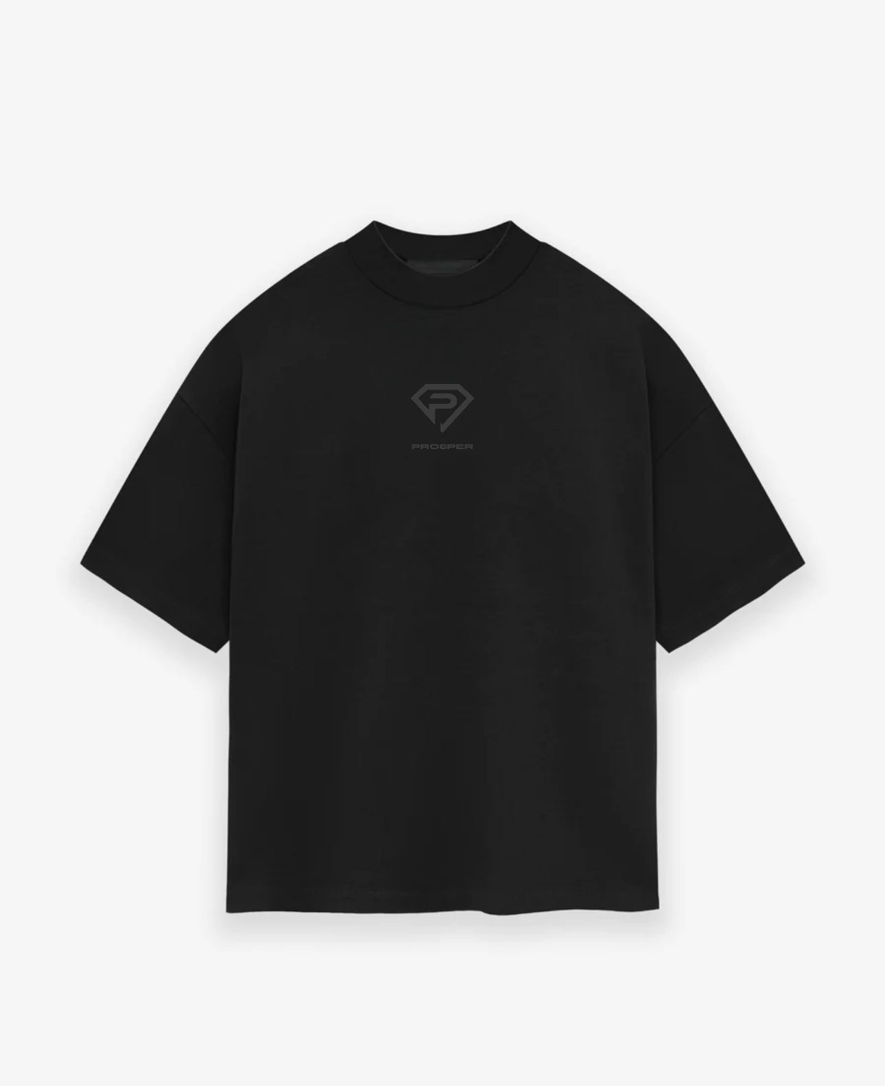 Prosper Oversized Black Tee