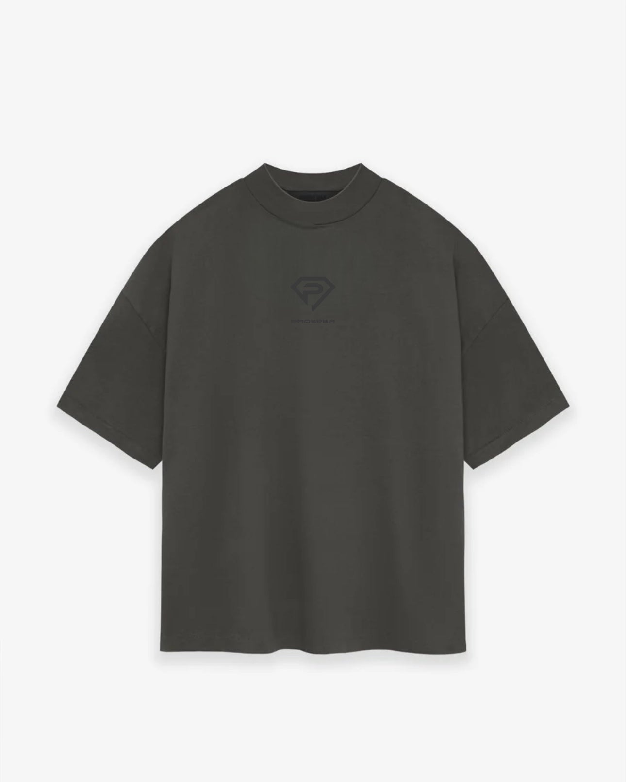 Prosper Oversized Charcoal Tee
