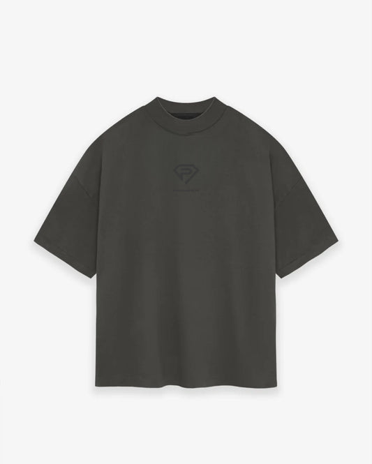 Prosper Oversized Charcoal Tee