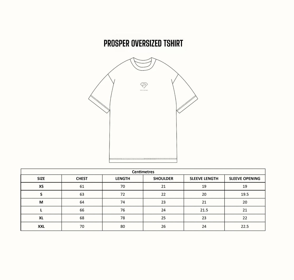 Prosper Oversized Black Tee