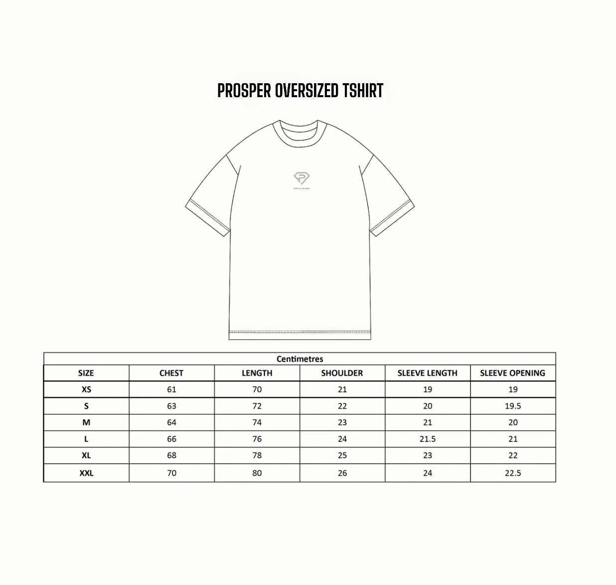 Prosper Oversized Charcoal Tee